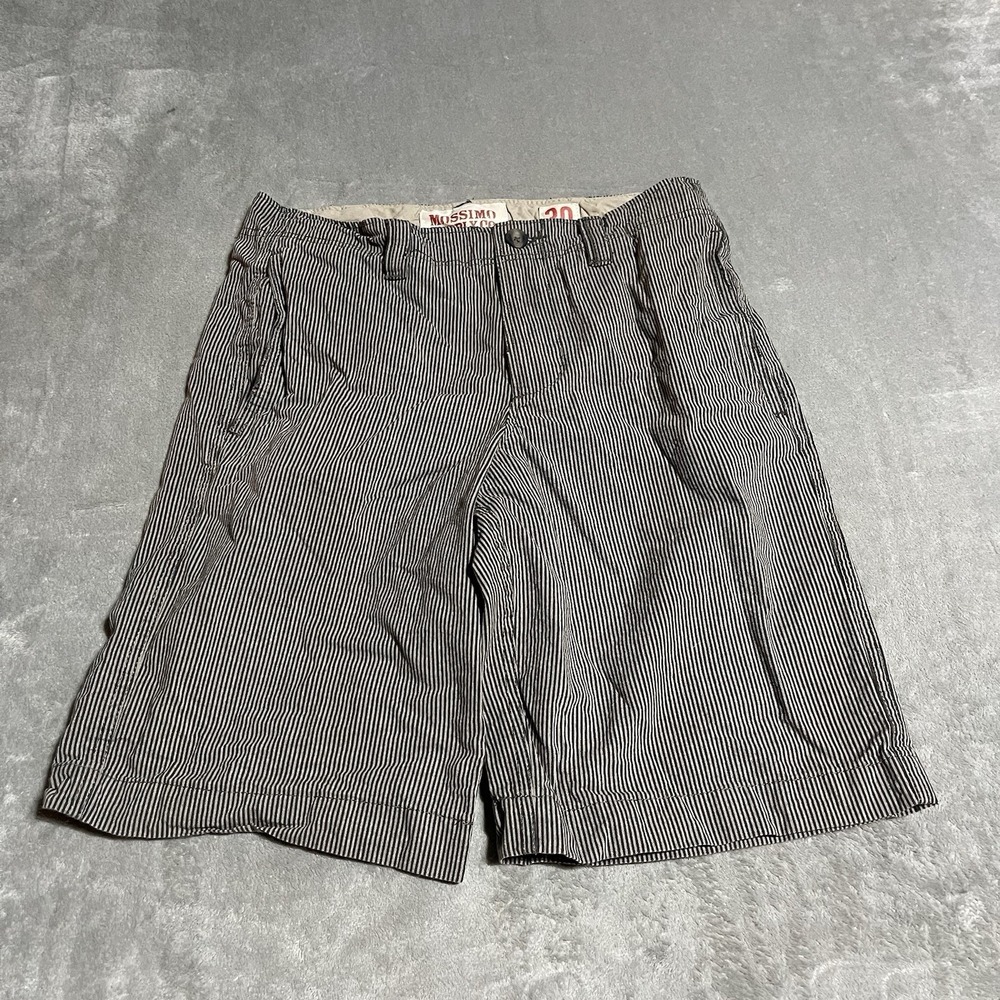 Vintage Y2k Mossimo Striped Shorts Mens 30 Skater Streetwear Grunge